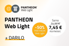  PANTHEON Web Light 50 % ceneje za kar 4 mesece