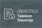 Obvestilo o napovedanih delih v omrežju Telekoma Slovenije CRQ000000092240